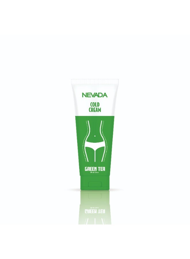 Nevada Green Tea Cooling Massage Cream – For Instant Skin Refreshment and Relaxation 200ml